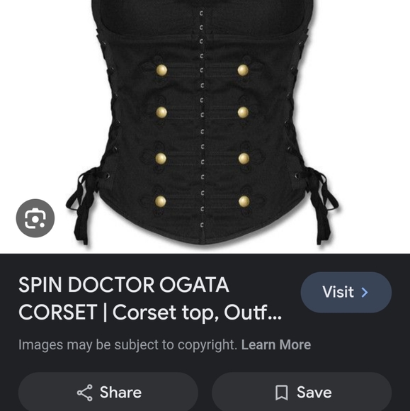 Spin doctors steampunk corset top - Picture 6 of 6
